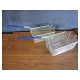 (2) Fryer Baskets 9"x13"x6"