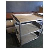(2) Stainless Steel Carts 16"x24"x32"