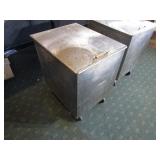 (2) Flour Carts 17"x21"x25"