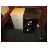 (2) Desks (4) File Cabinets