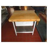 Butcher Block Table 3