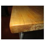 Butcher Block Table 3