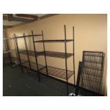 (5) Sections NSF Racking 18"x4