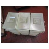 Baking Ingredient Cart 15"x29"x29"