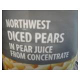 (5) Cans Diced Pears