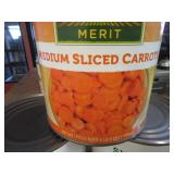(3) Cans Peas (1) Can Sliced Carrots
