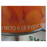 (3) Cans Peas (1) Can Sliced Carrots