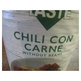 Fruit Salad, Olives, Chili Con Carne