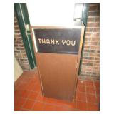 Trash Can 20"x20"x44"