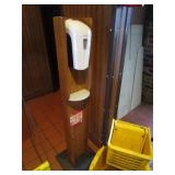 Mop Bucket, Wet Floor Signs, Hand Sanitizer Station