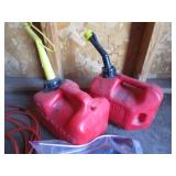Gas Jugs, Extension Chord, Jumper Cables