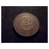 1864 2 Cent Piece