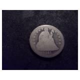 1841 Seated Dime