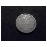 1877 CC Seated Dime
