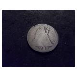 1888 Seated Dime
