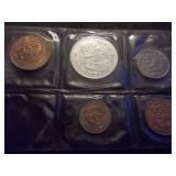 1967 Mexican Mint Set With Silver Peso