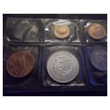 1967 Mexican Mint Set With Silver Peso