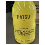 AK 4 - Hatsu Sugar-Free Star Fruit & Lotus Blossom Flavored White Tea - 6 Bottles