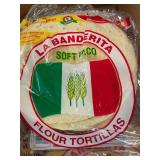 2 back - La Banderita Soft Taco Flour Tortillas (12 Packs of 10)