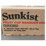 ID 3 - Sunkist Mandarin Orange Fruit Cups - 6 Packs of 16oz