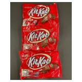 IN 2 - Lot of 3 Kit Kat Snack Size Bags