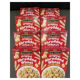 Lot of 8 Best Choice Original Shredded Wheat Cereal Boxes