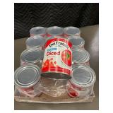 2 back 1.1 - Dei Fratelli Low Sodium Diced Tomatoes - 12 Pack (28 oz Each)