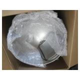 Elama 50L Push Trash Bin open box...