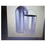 Elama 50L Push Trash Bin open box...
