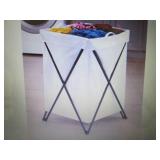 Whitmor Folding Laundry Hamper open...