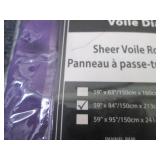 Swift Home 59" x 84" Sheer Voile Cu...