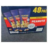 48- 1 oz pks Planters Salted Peanut...