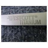 3 Wescott Titanium Scissors...