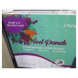 2 sets Daveliou 12x12 Wood Canv...