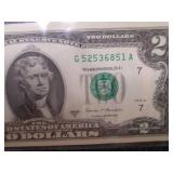 6- Sequential, Uncirculated $2 Bill...