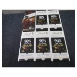 6- 3.5 oz Dark Chocolate...