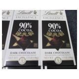6- 3.5 oz Lindt Dark Chocolate...
