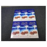 6- 4.4 oz Lindt Milk Chocolate...