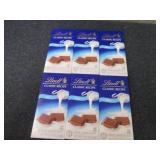 6- 4.4 oz Lindt Milk Chocolate...