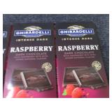 6- 3.5 oz Ghirardelli Raspberry Dar...