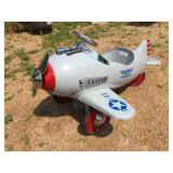 Pursuit U.S. Army All Metal Pedal Plane