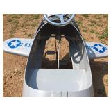 Pursuit U.S. Army All Metal Pedal Plane