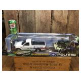 ERTL Polaris Magnum 500 with Ford Pickup and Trailer