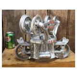 Vintage Restored Myers Unloader Barn Trolley