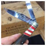 2 Steel Warrior - 2 Bear & Bull Pocket Knives