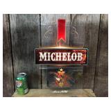 Vintage Michelob Beer Light - 12" x 18" - Works!