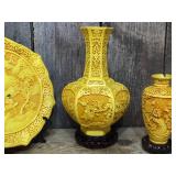 Oriental Carved Resin Pieces