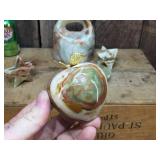 Carved Jasper/Onyx Pieces