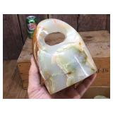 Carved Jasper/Onyx Pieces