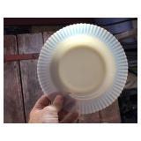 Vintage Fire King 25 Pc Ivory/Custard Plates - Cup/Saucers